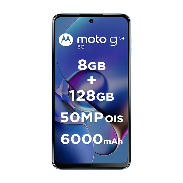 Buy Motorola G54 5G 8 GB RAM 128 GB Pearl Blue Mobile Phone - Vasanth and Co